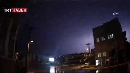 Balıkesir'de gece gündüz oldu