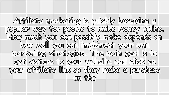 Developing Your Business In Affiliate Marketing