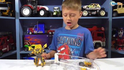 Игрушка Робот Трансформер Автобот. Распаковка и обзор от Игорька. Mitsubishi Car Toy