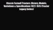 Read Classic Farmall Tractors: History Models Variations & Specifications 1922-1975 (Tractor