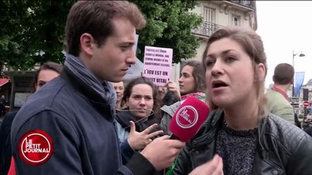 L'argument incroyable d'une manifestante anti-avortement dans Le Petit Journal