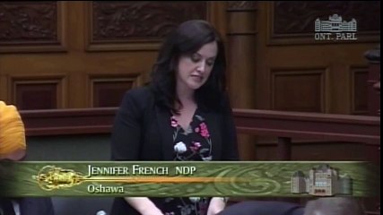 JENNIFER FRENCH, NDP MLA (MPP) on 1984