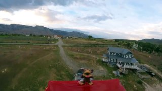 Flying Backwards Clip: RC Plane in Wind