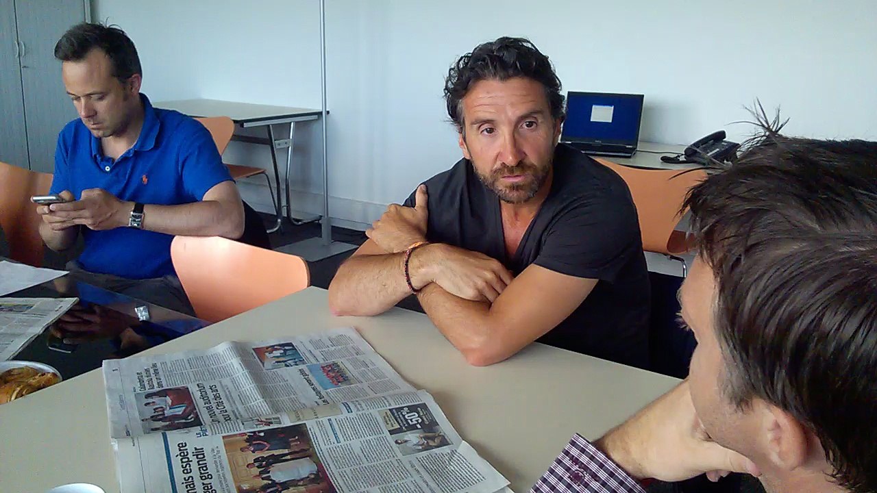 Vincent Etcheto invité de la rédaction de "Sud Ouest" Pays basque