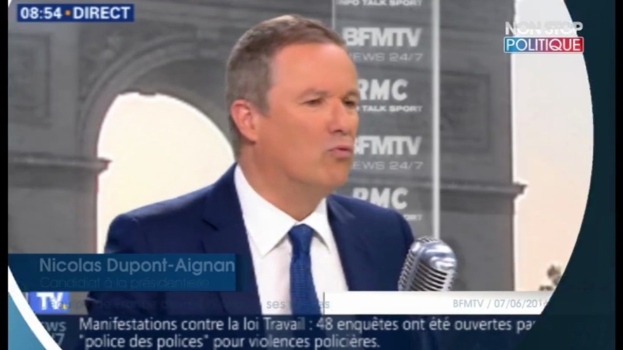 Euro 2016 : Nicolas Dupont-Aignan souhaite que les primes de l’équipe de France soient distribuées