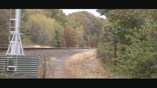 CSX train in Brimfield MA 10/17/2009