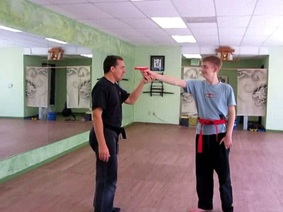 Kids Learn Gun Self Defense Techniques.MOV
