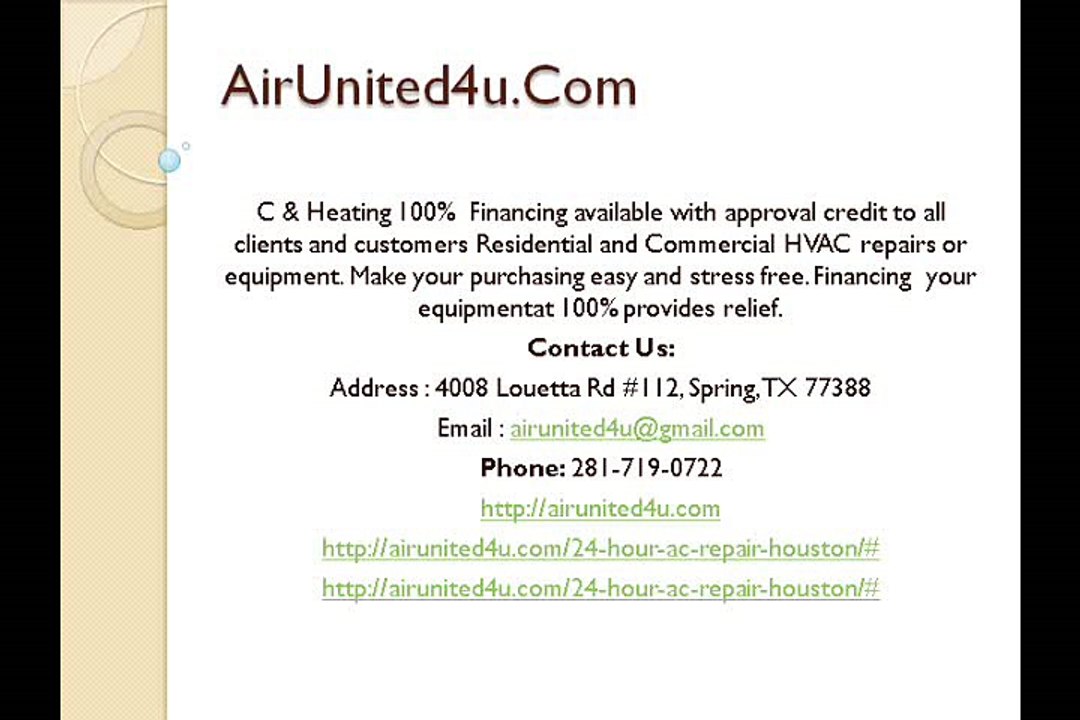 katy ac repair