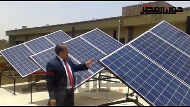 نجاح أول منظومة عمل بالخلايا الشمسية المتحركة بكلية العلوم بجامعة اسيوط