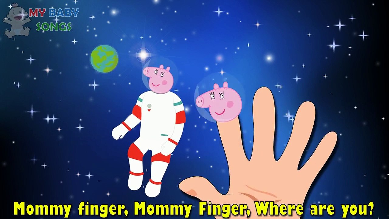 Peppa Pig Space Finger Family song