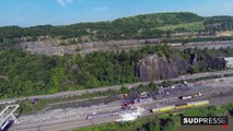 Accident ferroviaire de Saint-Georges: Dégagement des wagons