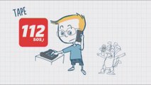 Le 112 lance une campagne d'information pour sensibiliser les enfants