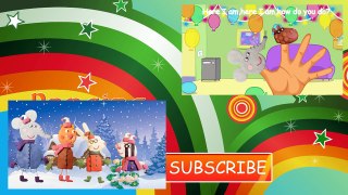 Peppa Pig Christmas Play Doh Finger Family / Nursery Rhymes