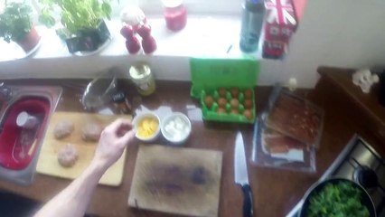 Turkey Burger Kale Salad