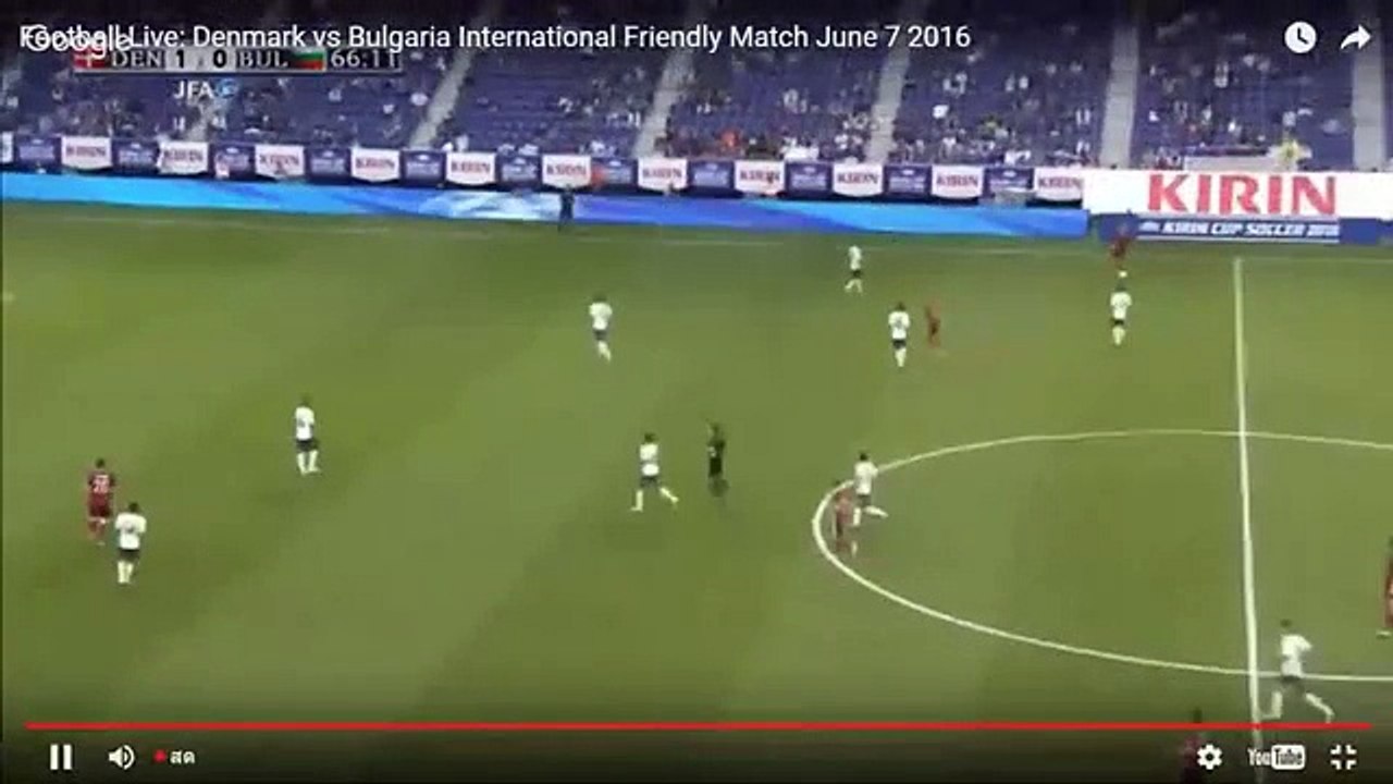 All Goals & Highlights KIrin's Cup Denmark 4 vs 0 Bulgaria 6 7 2016