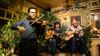 Irene's GJ Adventures 154: Chinatown - Irene's Gypsy Swing Band at Le Quecumbar