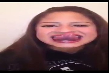 whatsapp funny videos worlds longest tongue