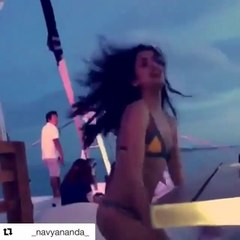 Navya Nanda Bikini Dance On Beach