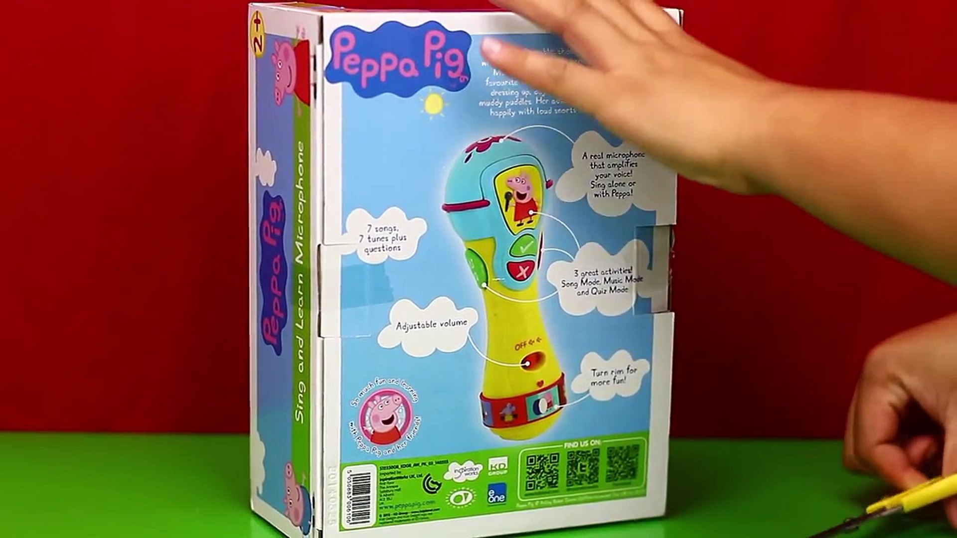 peppa pig sing and learn microphone