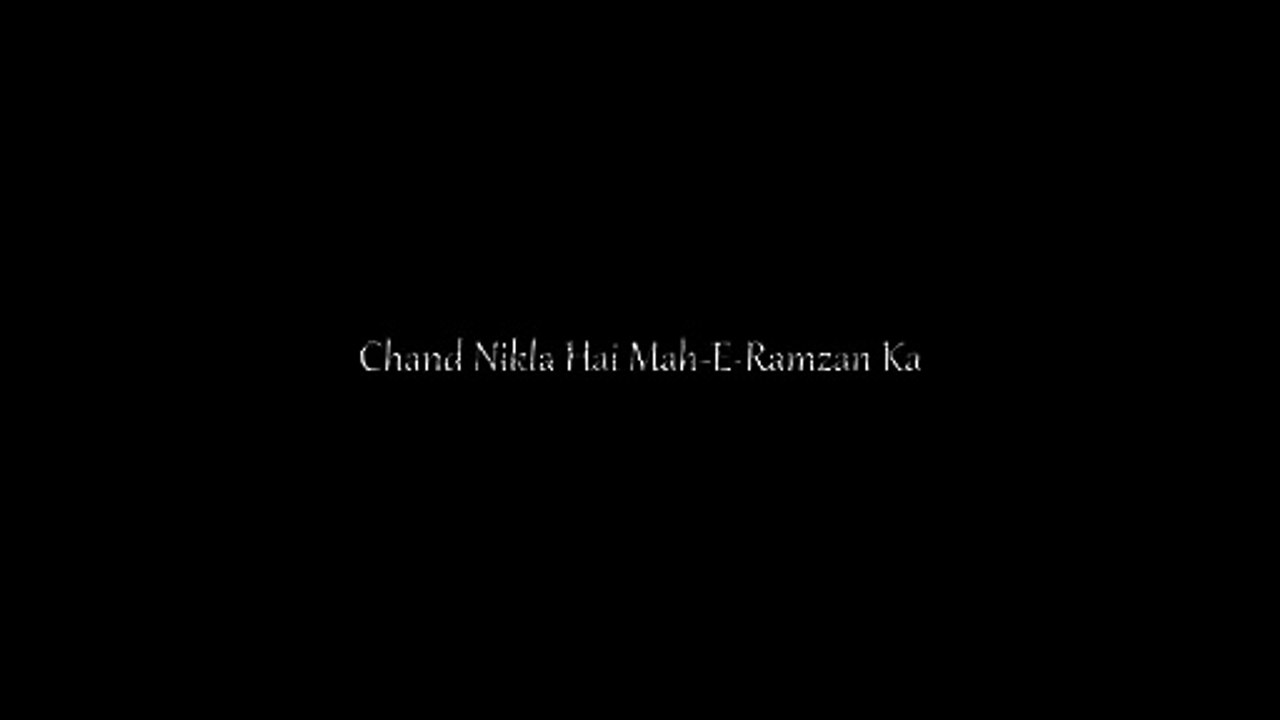 Chand Nikla Hy Mah e Ramzan Ka (New Kalam) HD Video - Muhammad Daniyal Ali Qadri - New Naat Album [2015 Ramzan Special -