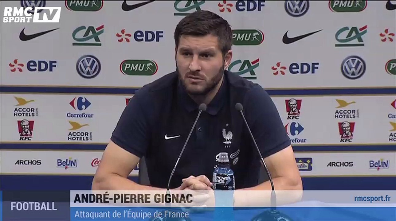 Gignac ne connaît pas les noms des joueurs roumains