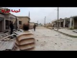 FNN-Syria-al Bowayda al Sharkeia - Aftermath of shelling with warplanes 28-01-2013