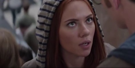 Captain America 2 - Cap & Natasha Kiss (Scarlett Johansson)