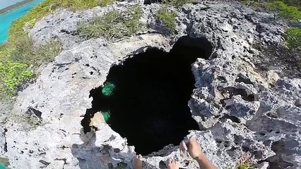 Un homme réalisé un super saut!!