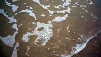 Il filme l'océan, mais ce qui apparaît au bout de quelques secondes est stupéfiant!