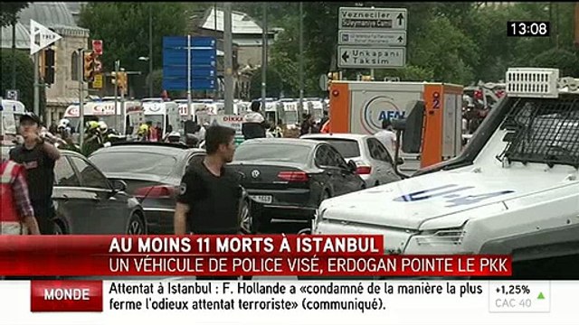 EN DIRECT - Turquie: Quatre suspects ont été arrêtés après l'attentat survenu ce matin à Istanbul