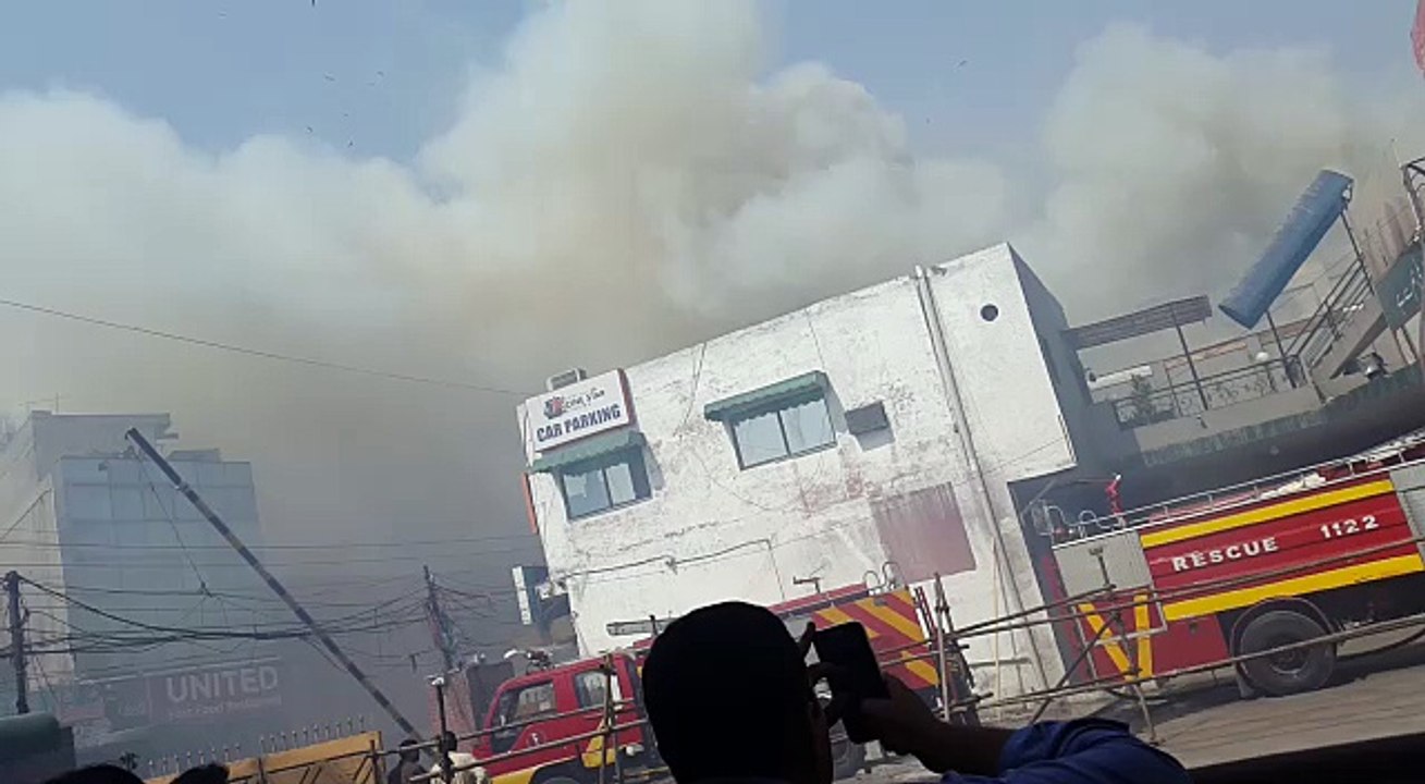 Fire in Taj Cinema