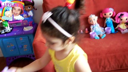 Кукла Лалалупси и праздник Маши у Лейлы. Lalaloopsy birthday Peppa Pig & Masha