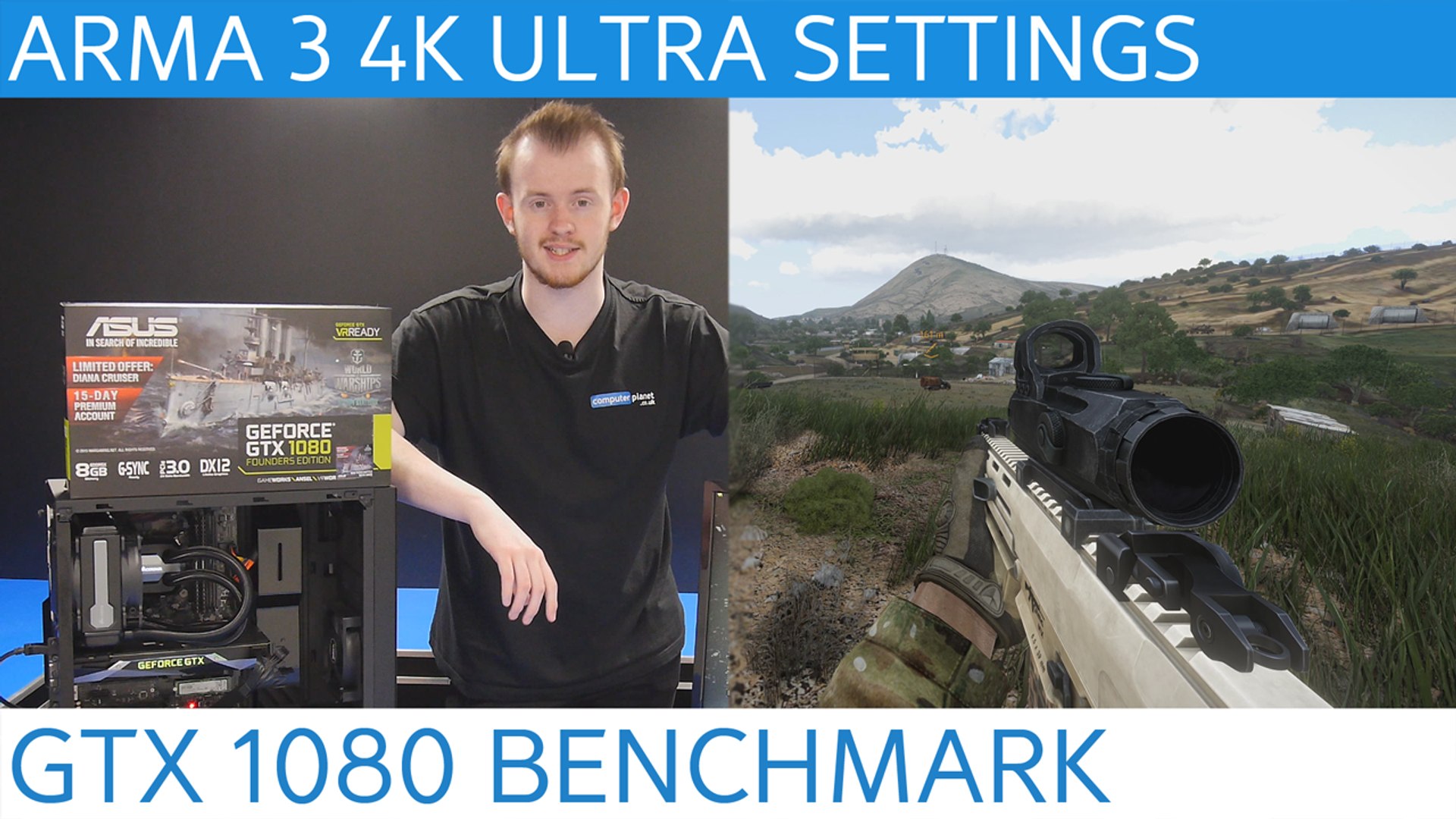 Arma 3 4k Ultra Gtx 1080 Benchmark Video Dailymotion