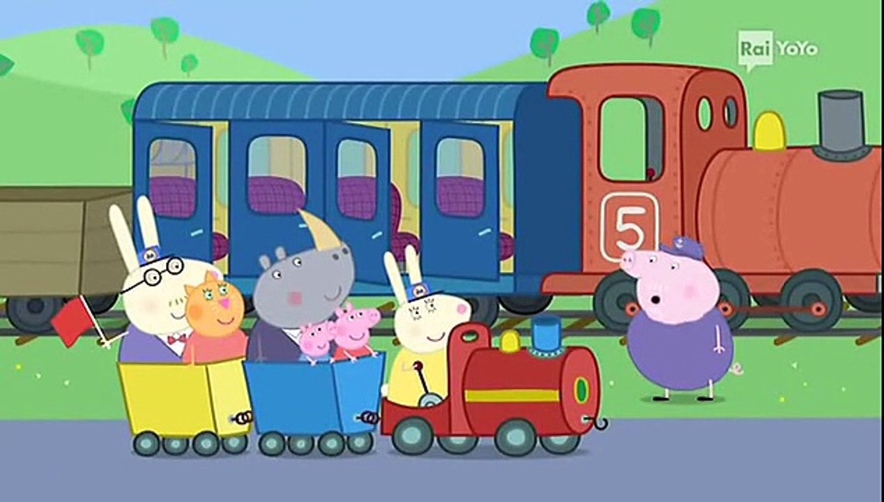 Peppa Pig S04e20 Il treno di nonno Pig Nuovi episodi 2014