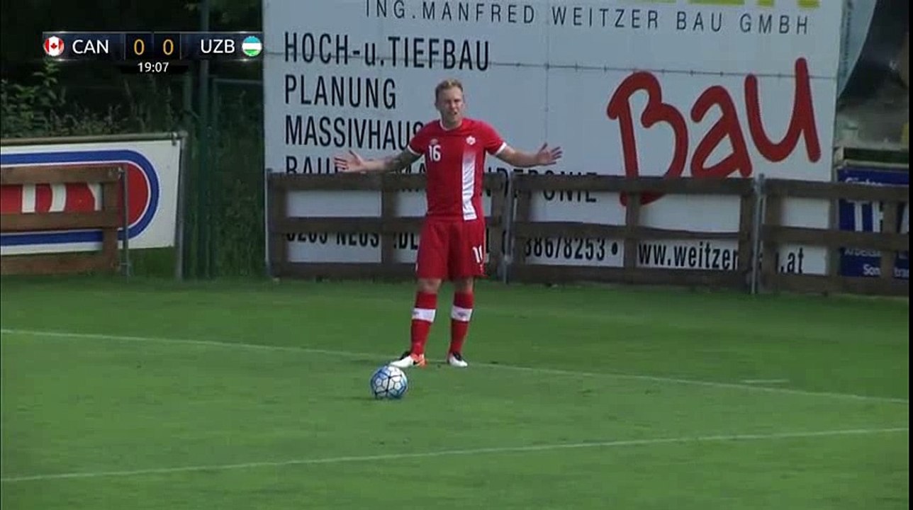 David Edgar Goal HD - Canada 1-0 Uzbekistan 07.06.2016