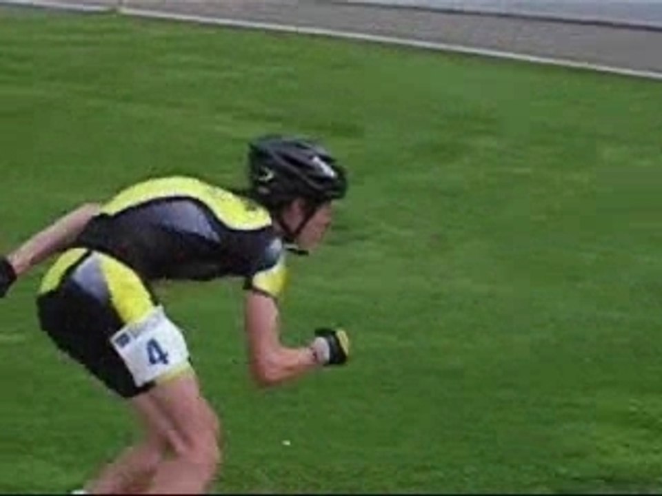 championnat de Belgique roller 300m piste senior homme