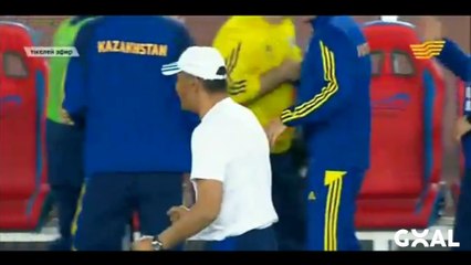 China vs Kazakhstan 0-1. Goal Azat Nurgaliyev