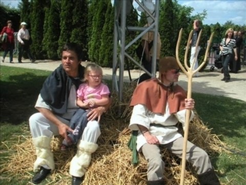 Mes anges a la fête Jeanne d'arc