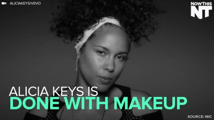 Alicia Keys Launches #NoMakeup Campaign
