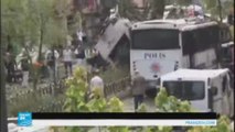 تركيا: انفجار يستهدف حافلة للشرطة في إسطنبول يسقط قتلى وجرحى