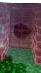 how open and close the door in (minecraft)