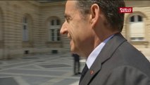 Nicolas Sarkozy au groupe Les Républicains du Sénat