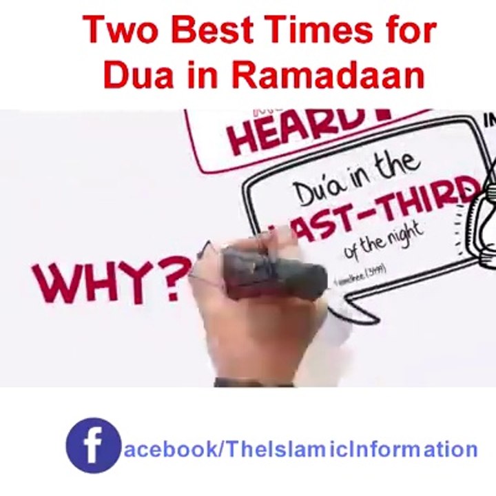 Best time for dua in Ramadan (: