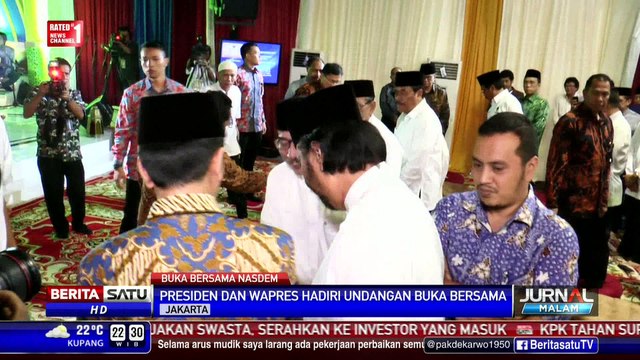 Jokowi dan JK Buka Puasa Bersama di DPP Nasdem