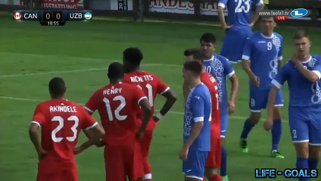 Eldor Shomurodov Goal - Canada 1-1 Uzbekistan friendly match 07-06-2016