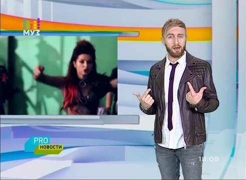 Сюжет Муз-ТВ о съемках клипа Нюши 'Целуй' — PRO-Новости — 2.6.16