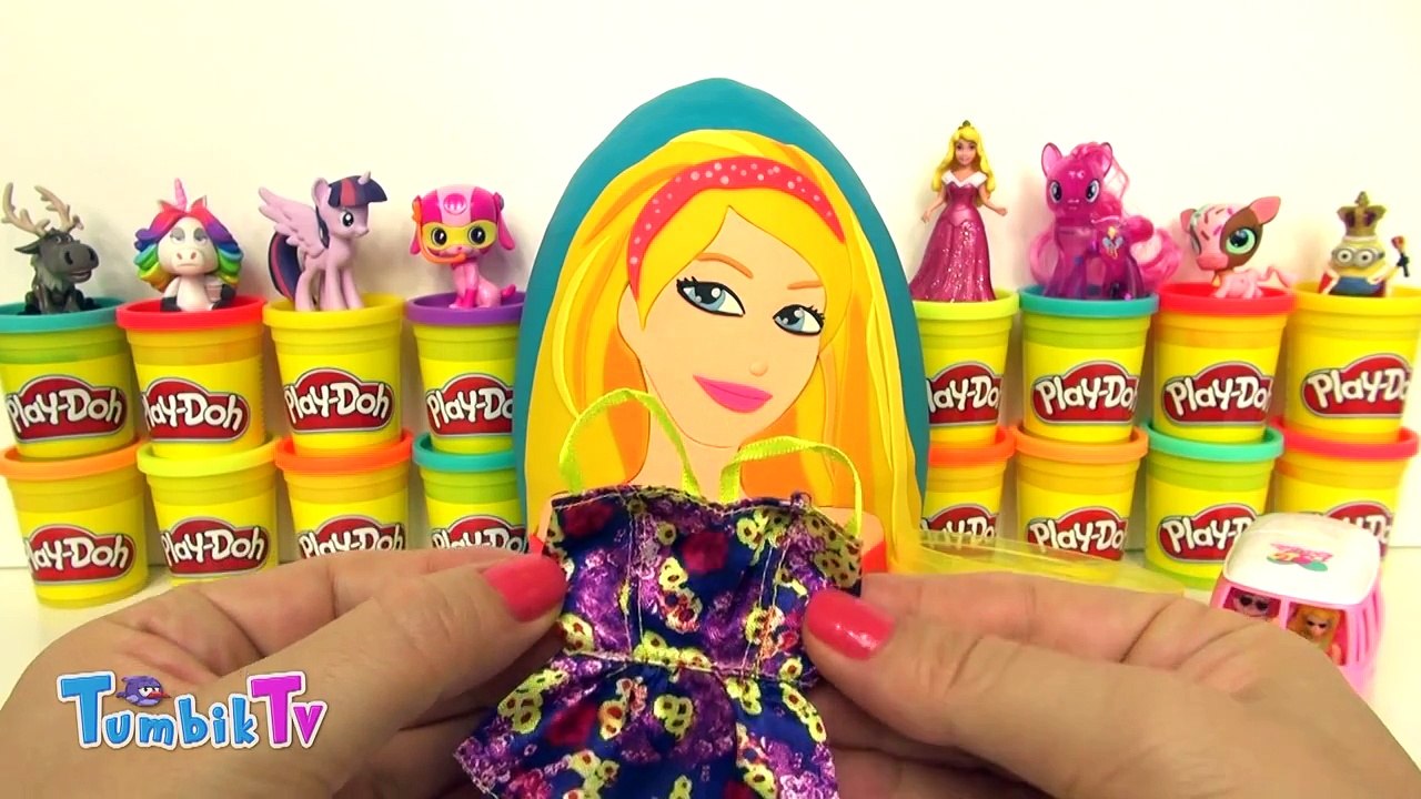 Barbie ve Chelsea 2 Sürpriz Yumurta Oyun Hamuru - Barbie Aksesuarları ve Elbiseleri