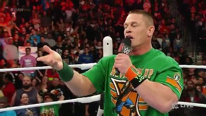 John Cena returns to WWE- Raw