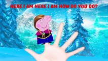 Peppa Pig Frozen 2 Finger Family | Nursery Rhymes Lyrics | Costumes Party | Cartoon For Kids