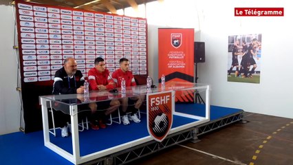 Perros-Guirec (22). Euro 2016 : l'équipe d'Albanie à l'entraînement